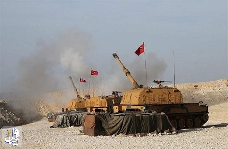 توپخانه ارتش ترکیه شمال سوریه را گلوله باران کرد