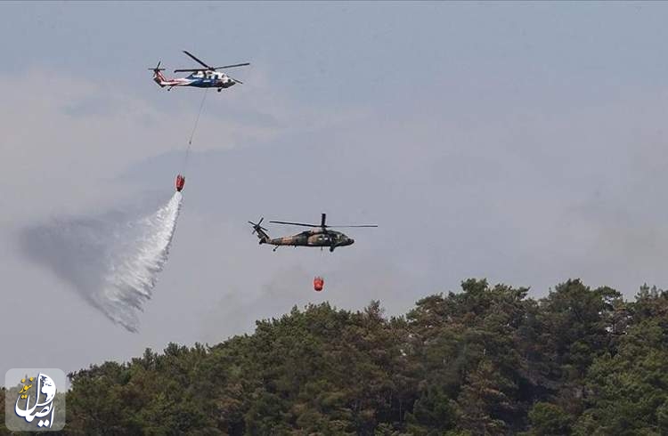مهار آتش‌سوزی در جنگل‌های مارماریس ترکیه