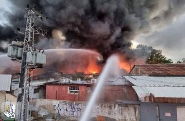 وقوع آتش سوزی در یک مرکز لجستیک رژیم صهیونیستی