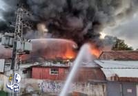وقوع آتش سوزی در یک مرکز لجستیک رژیم صهیونیستی