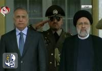 الرئيس الايراني يستقبل رئيس الوزراء العراقي في طهران
