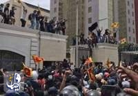 معترضان اقامتگاه رسمی رئیس جمهور سریلانکا را تصرف کردند