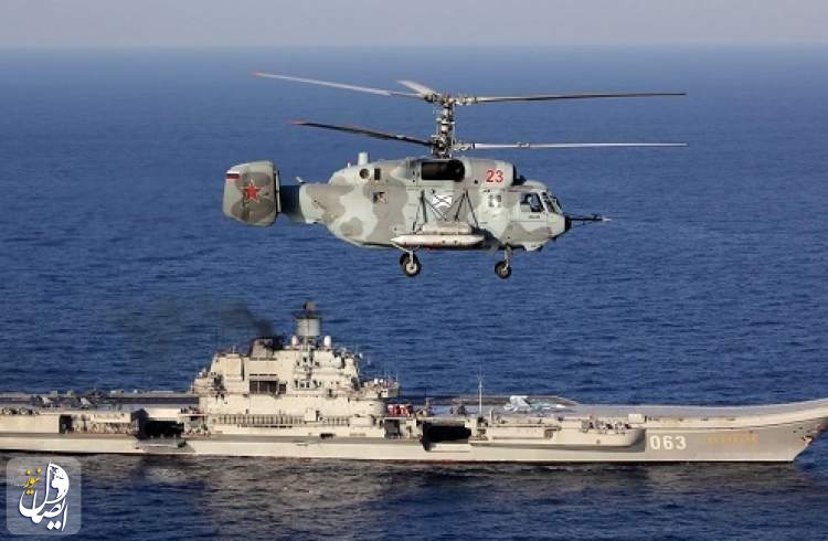 رژه نیروی دریایی روسیه در دریای خزر