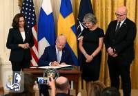 بايدن يوقع على بروتوكول انضمام السويد وفنلندا إلى حلف الناتو