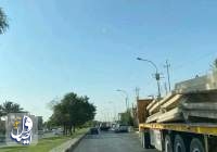 نیروهای امنیتی عراق ورودی پل معلق بغداد را بستند