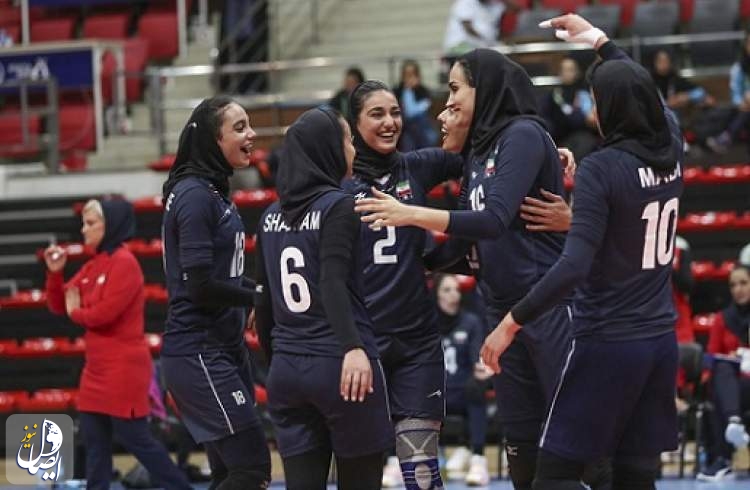 نسوي الكرة الطائرة الايرانية يتأهل الى نهائي دورة ألعاب التضامن الاسلامي