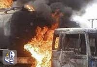 بیش از 20 کشته در تصادف تانکر نفت و اتوبوس در مرکز پاکستان