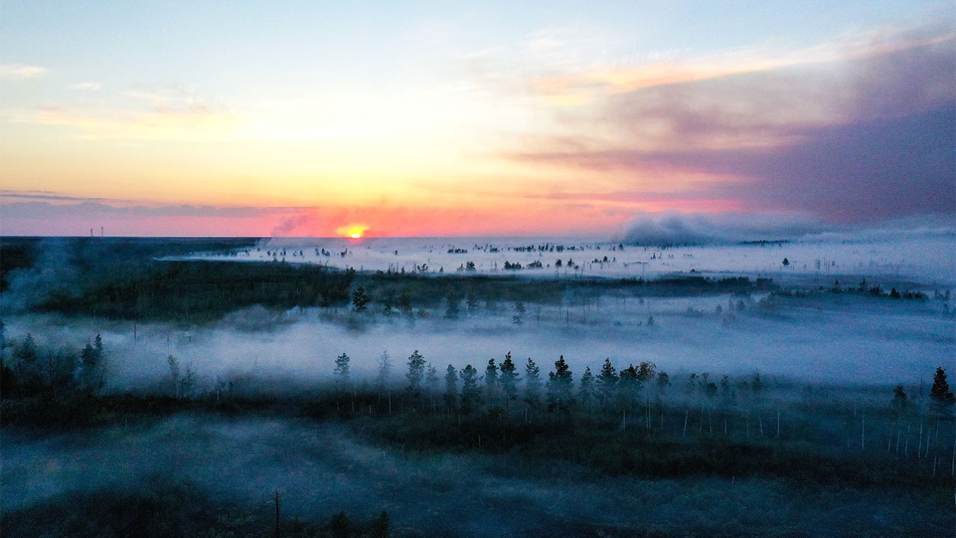 forests fires in Moscow