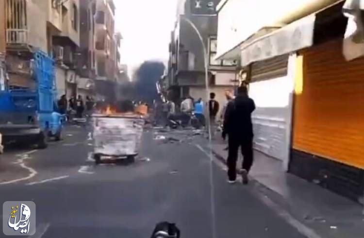 نا آرامی در خیابان‌های تهران در چهلمین روز درگذشت مهسا امینی