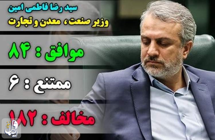 فاطمی امین در وزارت صمت ابقا شد