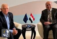 دیدار فواد حسین و بورل درباره تحولات عراق و منطقه