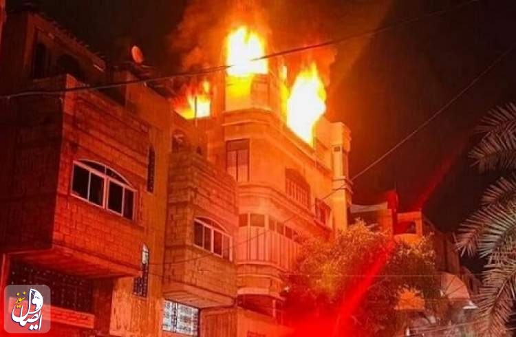 آتش سوزی در شمال غزه به مرگ فجیع 21 نفر انجامید