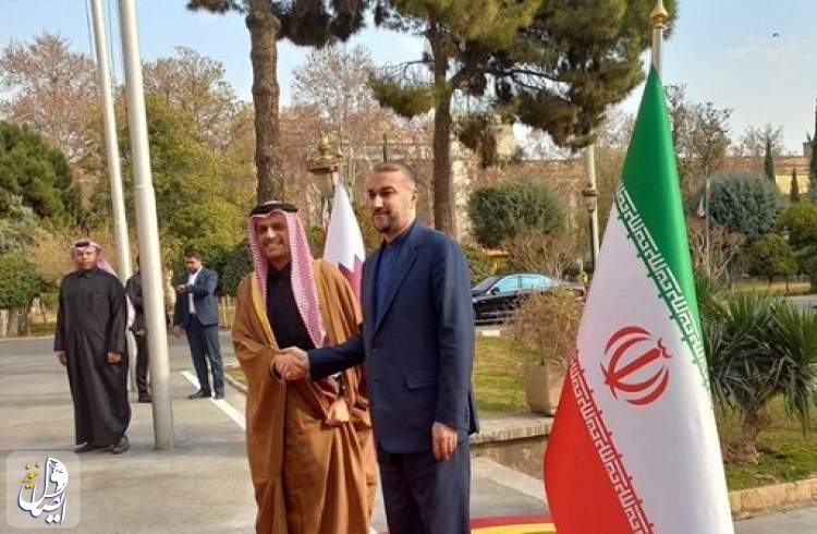استقبال امیرعبداللهیان از همتای قطری در تهران