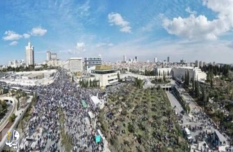 تظاهرات هزاران اسرائیلی علیه نتانیاهو در قدس اشغالی