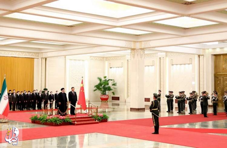 استقبال رسمی رئیس جمهور چین از سید ابراهیم رئیسی در محل ساختمان کنگره