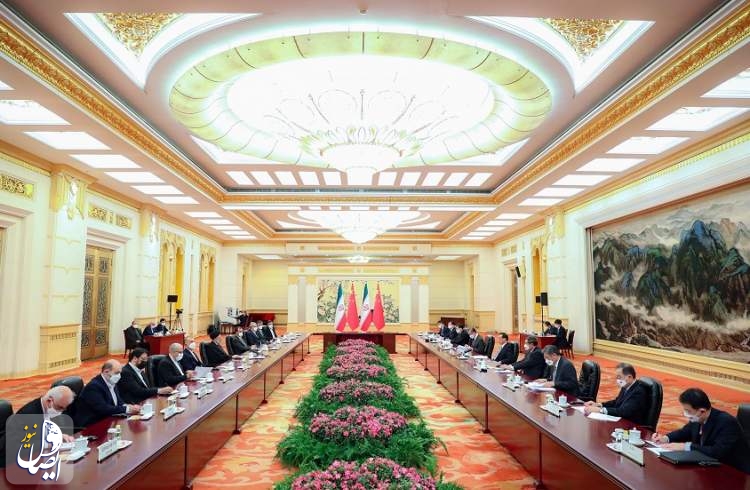 رئیسی: سند جامع مشارکت راهبردی میان ایران و چین نمادی از اراده دو کشور برای توسعه روابط است