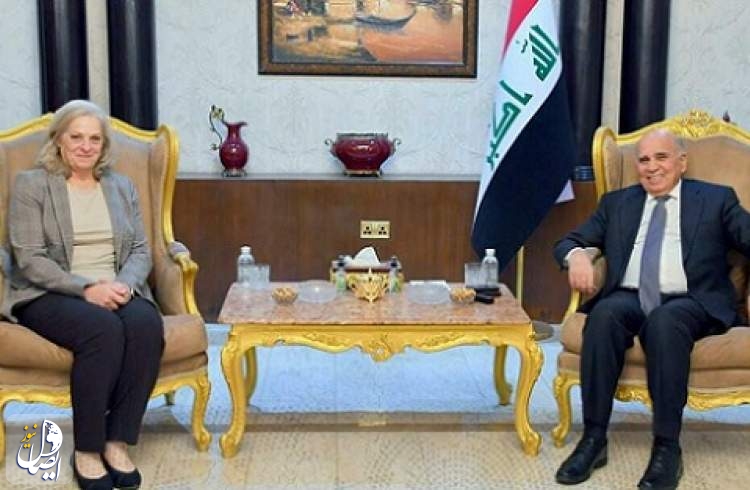 وزیر خارجه عراق و سفیر آمریکا درباره توقف مذاکرات تهران- واشنگتن گفتگو کردند