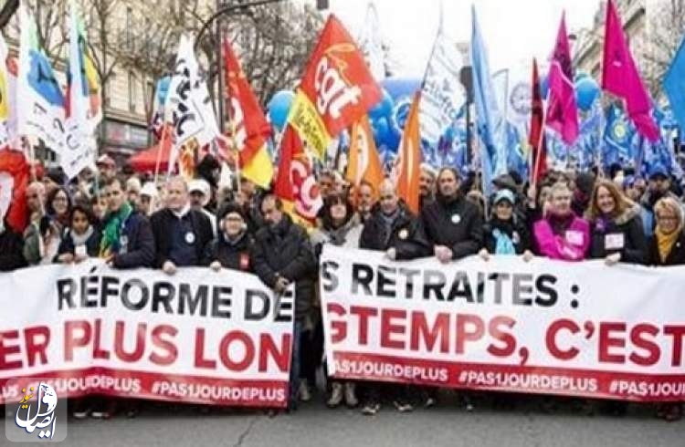 تاکید اتحادیه‌های کارگری فرانسه بر ادامه اعتراض و مبارزه علیه اصلاح قانون بازنشستگی