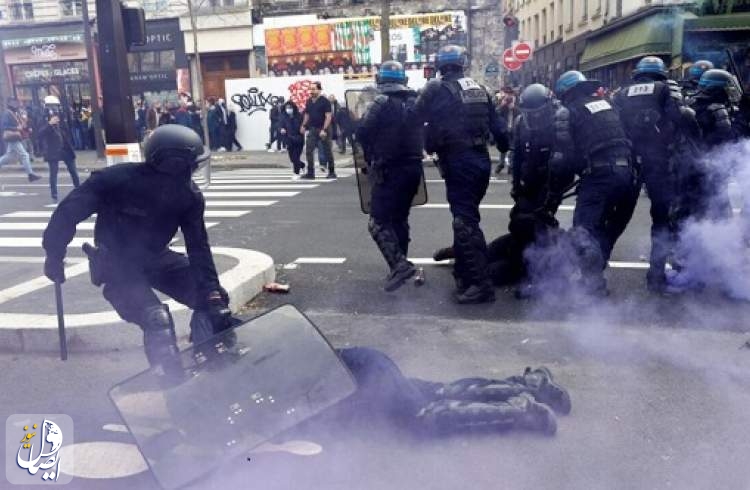 تظاهرات اعتراضی میلیونی در فرانسه به خشونت کشیده شد