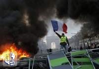 تظاهرات شبانه مردم فرانسه در حمایت از طرح رأی عدم اعتماد به دولت مکرون