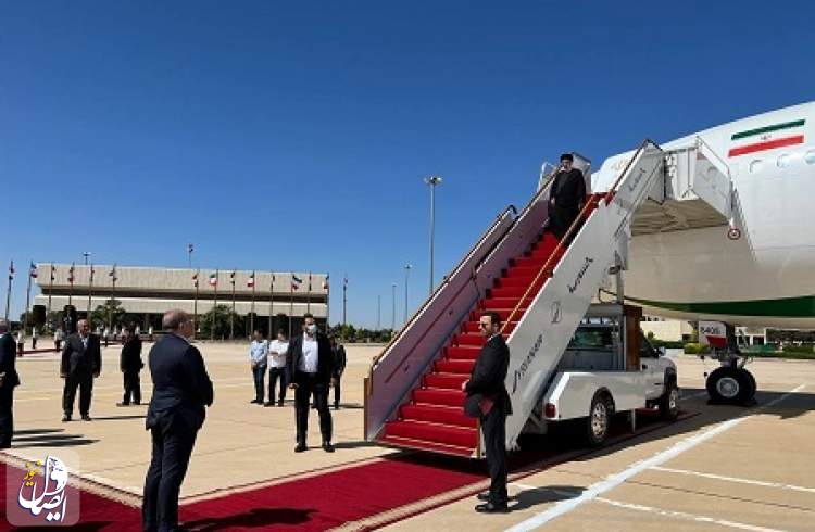 هواپیمای رئیس جمهوری اسلامی ایران در فرودگاه دمشق به زمین نشست