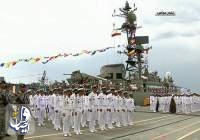 احتفال مهيب باستقبال الدورية البحرية الـ86 للجيش الإيراني في ميناء بندر عباس