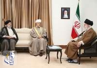 قائد الثورة الاسلامية يستقبل سلطان عمان