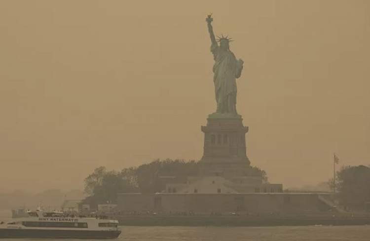 New York comes under air quality alert amid Canadian wildfires