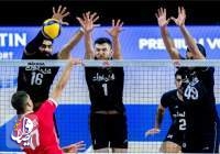 شکست تیم ملی والیبال ایران مقابل فرانسه
