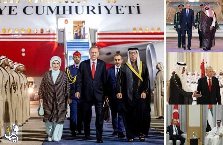 قادما من قطر... الرئيس التركي يصل الإمارات
