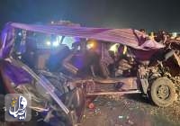 ۱۶ زائر ایرانی و افغانستانی در سانحۀ رانندگی در عراق جان باختند