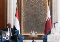 الدوحة.. أمير قطر يدعو لوقف القتال بالسودان خلال استقباله البرهان
