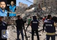 شهادت سه خبرنگار فلسطینی در حمله هوایی رژیم صهیونیستی به منازل غزه