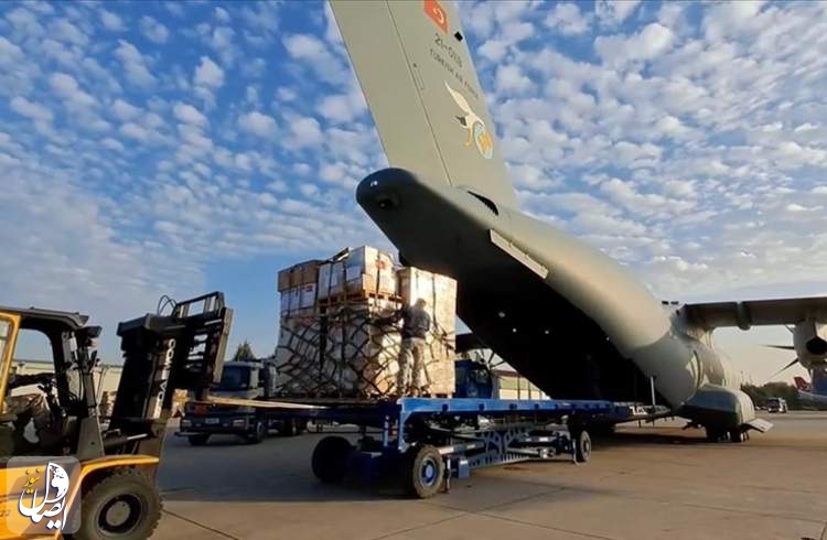 اولین هواپیمای نیروی هوایی ترکیه حامل کمک‌های بشردوستانه برای غزه عازم مصر شد