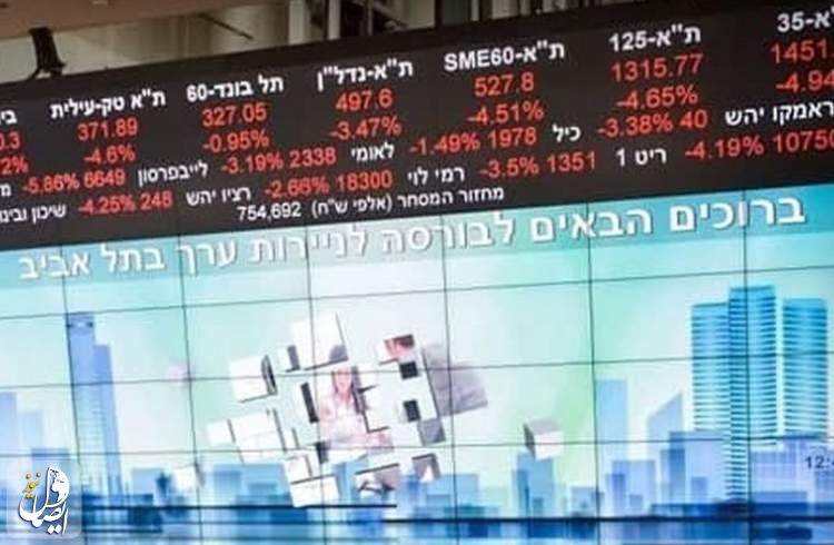 سقوط بورس تل‌آویو پس از شلیک موشک از لبنان