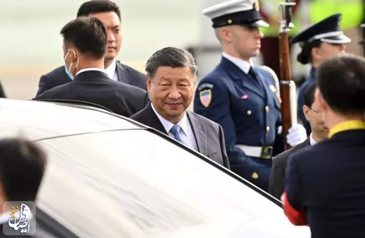 ورود رئیس جمهور چین به سانفرانسیسکو