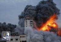 حملات دیوانه‌وار صهیونیست‌ها به نوار غزه ساعاتی پیش از آتش‌بس موقت