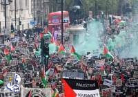 تظاهرات هزاران نفری در لندن در حمایت از فلسطین
