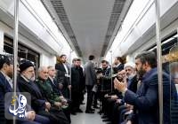 آغاز بهره برداری رسمی از متروی پرند تهران با حضور رئیس جمهور
