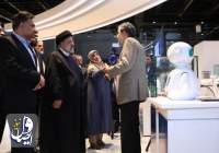 بازدید رئیس جمهور از خانه نوآوری و فناوری ایران (iHiT) در محل نمایشگاه بین‌المللی تهران