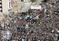 یمنی‌ها در حمایت از غزه راهپیمایی برگزار کردند