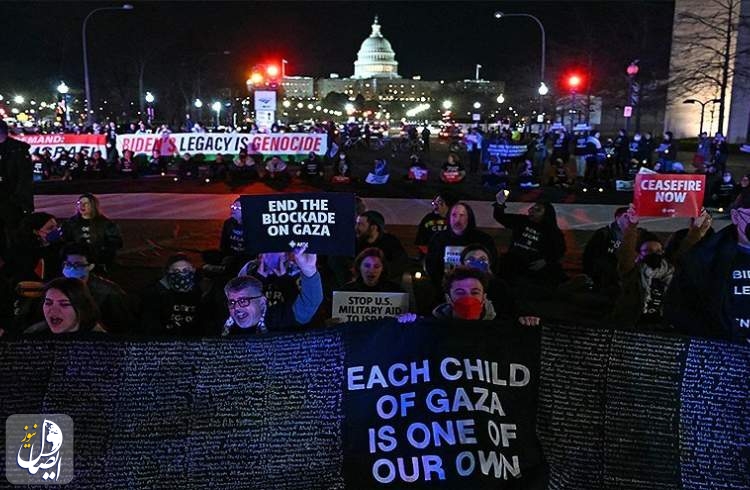 تظاهرات در واشنگتن برای پایان دادن به جنگ در غزه