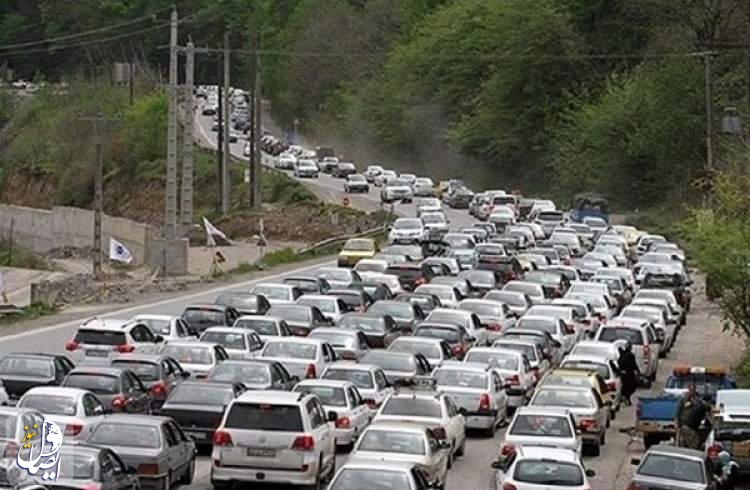 آزادراه تهران به سمت شمال و جاده چالوس یکطرفه شد