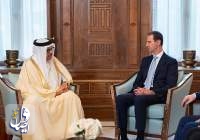 سوريا: الأسد يستقبل وزير الخارجية البحريني