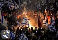 تداوم تظاهرات صهیونیست‌ها علیه نتانیاهو