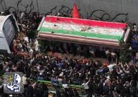وداع با شکوه ملت و مسئولان با شهدای خدمت  
