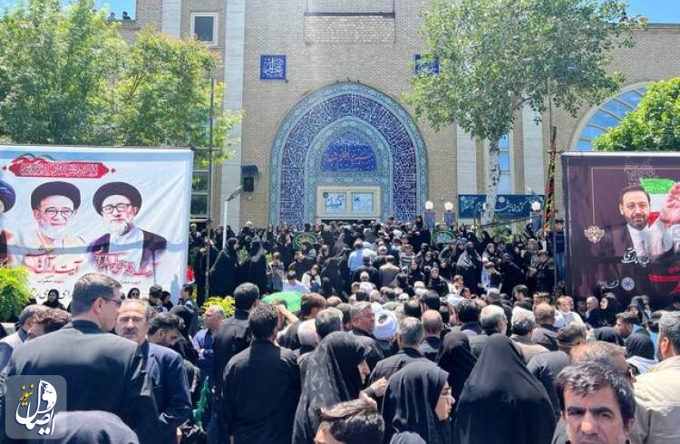 پیکر مطهر شهید آیت الله آل هاشم در وادی رحمت تبریز به خاک سپرده شد