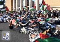 مظاهرة حاشدة في روما تندد بمجازر إسرائيل في رفح