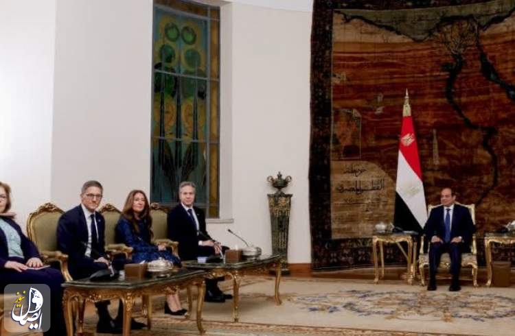 دیدار رئیس‌جمهور مصر با وزیر خارجه آمریکا