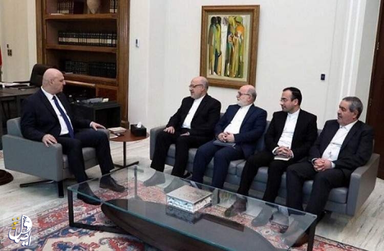 السفير الإيراني في بيروت يلتقي الرئيس اللبناني الجديد